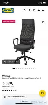 Kancelářská židle IKEA MARCUS