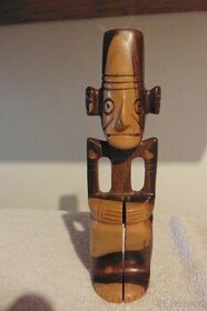 Dřevěná soška kmene Tainů originál - 1