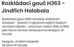 Gauč Halabala 363