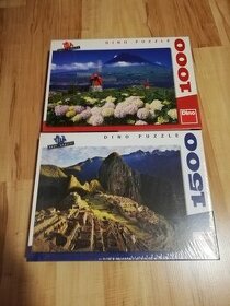 Puzzle - Machu Picchu a vulkán Pico na Azorských ostrovech