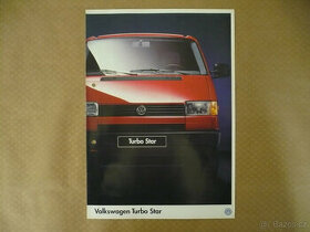 Prospekt VW T4 Volkswagen Transporter Turbo Star