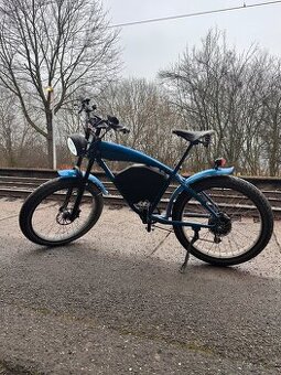 🟢 Prodám elektrokolo E-CAFE BIKE – 1000W / top stav
