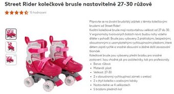 Prodám nové kolečkové brusle