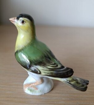 Porcelánová soška kohout Meissen