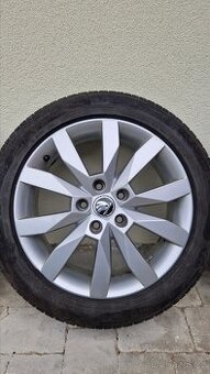 Alu kola Škoda Crystal 17" pneu Barum 205/50 R17
