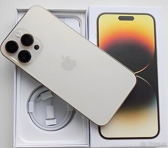 iPhone 14 Pro Gold BATERIE 100% TOP