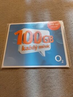 SIM DATA karta 100 G.b
