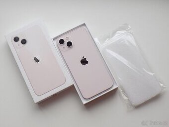 APPLE iPhone 13 128GB Pink - ZÁRUKA 12 MĚSÍCŮ - TOP STAV