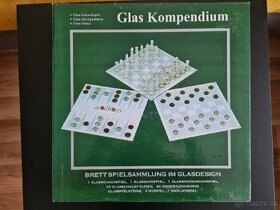 Skleněný herni set - Šachy - Glas Kompendium