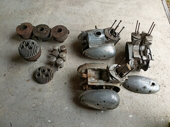 Prodám díly motorů 175/356 ,450,477 - 1