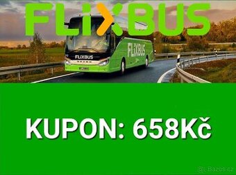 FLIXBUS - SLEVOVÝ POUKAZ - 658KČ