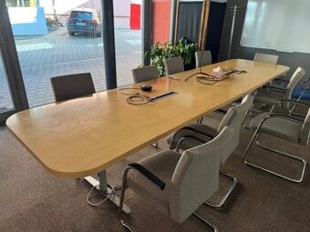 Kancelářský konferenční stůl 400×100cm 10 míst
