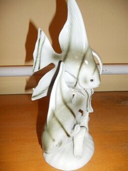 Porcelánová soška -ryby-DUX