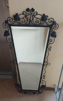 Zrcadlo kovové rustikální