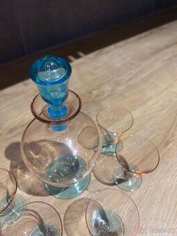 DESIGNOVÁ KARAF A 6 SKLENIČEK