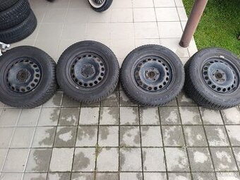 Zimni pneu+disky 5x112 R15