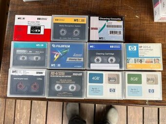 DDS / DAT kazety + 4mm cleaning – více typů