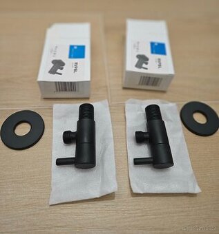 Rohový ventil Optima RVPBL - černý (2ks)