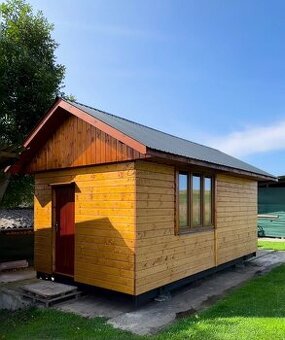 Zahradní zateplený domek 6×3 m k celoročnímu užívání, Stupno