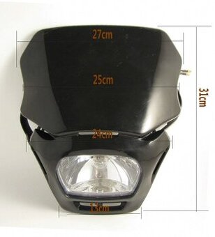 Přední maska se světlem