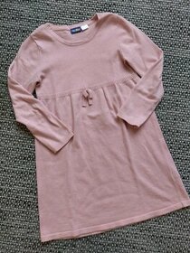 Růžové šaty 5-6let