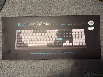 Keychron Q6 Max QMK/VIA ISO Layout + cz keycaps