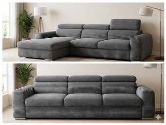 POPTÁVKA Kompaktní sedačka (šířka max. 230cm) NOVOU