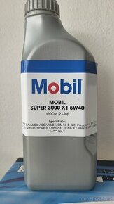 Motorový olej Mobil 1 Super 3000 X1 5W-40