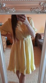 Shein bavlněné letní šaty s volány