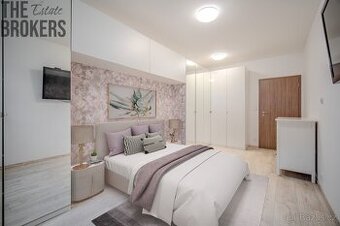 Prodej bytu 2+kk, 54,3 m2, balkon, garážové stání, novostavb