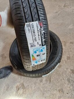2 letní nepoužité pneumatiky 155/70R13 - 1