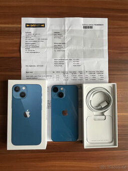 iPhone 13 mini - 128GB modrý - v záruce