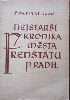 Nejstarší kronika města Frenštátu pod Radhoštěm