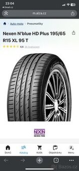 Letní pneu Nexen N'blue HD Plus 195/65 R15 XL 95 T