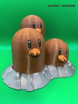 Dugtrio - pokémon FIGURKA