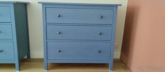 Modré komody Hemnes Ikea