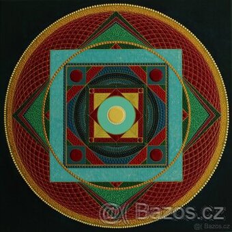 Obraz Mandala 50x50 posvátná geometrie