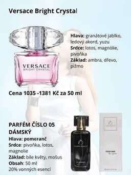 Parfém č.5 ( inspirace Versace - Bright crystal )