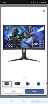Herni Monitor AOC QHD 31,5