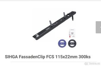 SIGHA fasádní klip na fasádní palubky Rhombus