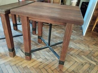 Pivní stoly 3ks 70x70 cm