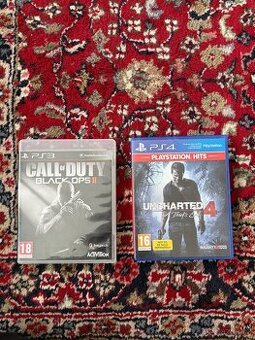 Ps3/ps4 hry Call od Duty II Uncharted 4