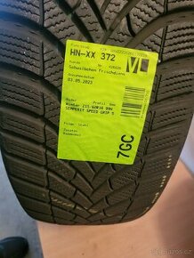 215/60 R16 XL  zimni pneu+  5x112 plechové disky 6mm (sada)