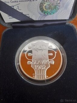 Stříbrná mince Miro Žbirka