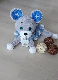 Pyžamožrout Medvídek- Šedo-modrý - Na objednání