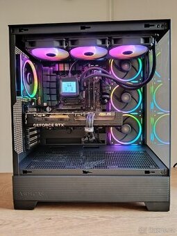 Herní PC: RTX 5080, R7 9800x3d, 64Gb ram DDR5, ZÁRUKA