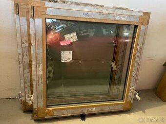 Plastová okna 2 ks 3 sklo š 1105 v 1100