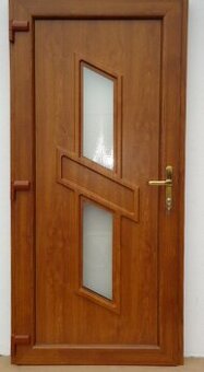 Dveře vchodové ořech. zlatý dub, antracit, mahagon, bílé .