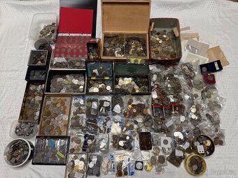 Prodám velkou sbírku starých mincí – různé země, různé roky.