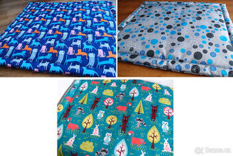 NOVÉ přebalovací podložky 70x80cm, tyrkysová 80x80 cm